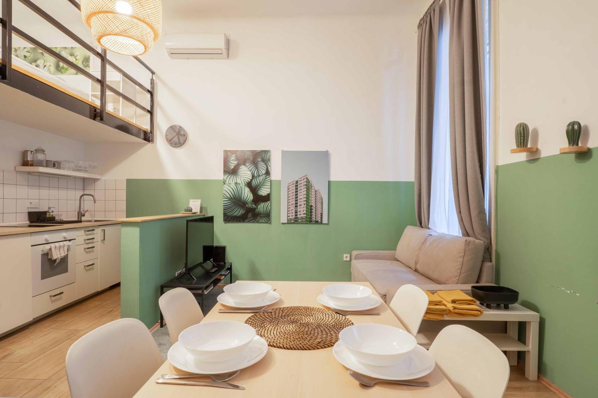 Cosy Studio In Terezvaros W41 Green Budapest Exterior foto